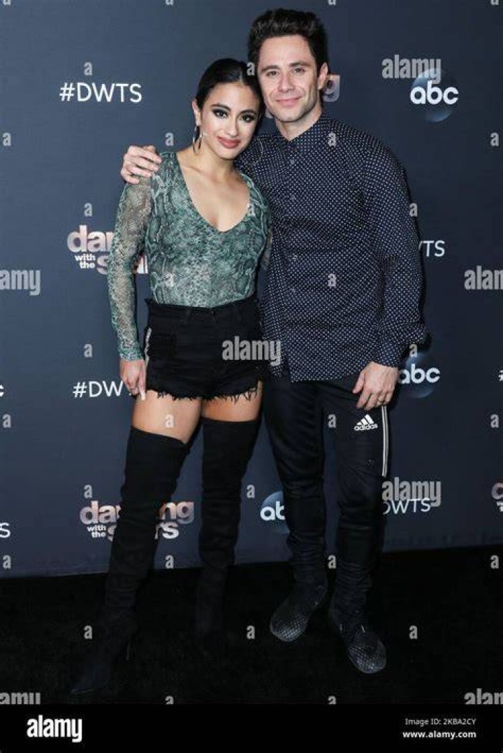 Ally Brooke & Sasha Farber In The Semi-Finals