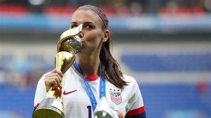 American soccer player Alex Morgan is seen at 'Jimmy Kimmel Live' in Los Angeles, California. Pictured: Alex Morgan Ref: SPL5103427 110719 NON-EXCLUSIVE Picture by: Bauer-Griffin / SplashNews.com Splash News and Pictures Los Angeles: 310-821-2666 New York: 212-619-2666 London: 0207 644 7656 Milan: 02 4399 8577 World Rights
