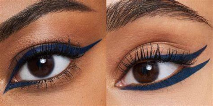 Blue Eyeliner Makeup Trend