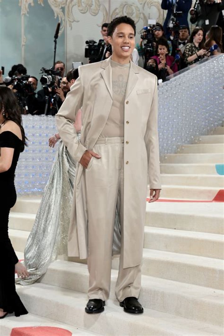 Brittney Griner The Metropolitan Museum of Art's Costume Institute Benefit, celebrating the opening of the Karl Lagerfeld: A Line of Beauty exhibition, Arrivals, New York, USA - 01 May 2023 Wearing Calvin Klein