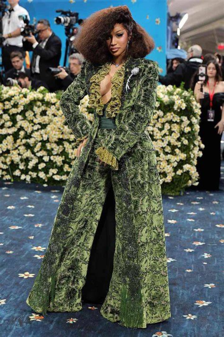 Cardi B In Suit