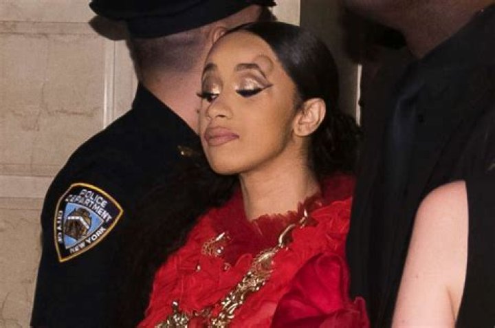 Cardi B, with a bump on her forehead, leaves after an altercation at the Harper's BAZAAR "ICONS by Carine Roitfeld" party at The Plaza, New York. Nicki Minaj and Cardi B have been involved in an altercation that got physical at a New York Fashion Week party. Video circulating on social media shows Cardi B lunging toward someone and being held back at Harper's Bazaar Icons party. A person who witnessed the incident who asked for anonymity because they were not authorized to speak publicly said Minaj was finishing up a conversation with someone when Cardi B tried to attack her, but Minaj's security guards intervened Harper's Bazaar Icons 2018, New York, USA - 07 Sep 2018
