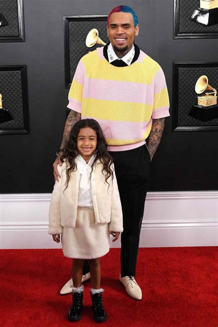Chris Brown and Royalty Brown 62nd Annual Grammy Awards, Arrivals, Los Angeles, USA - 26 Jan 2020