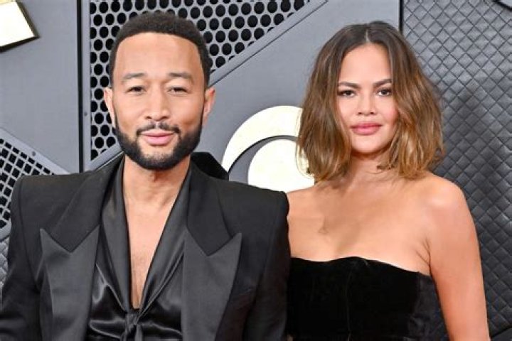 Chrissy Tiegen, John Legend out and about in West Hollywood. 06 Dec 2021 Pictured: Chrissy Teigenm John Legend. Photo credit: MEGA TheMegaAgency.com +1 888 505 6342 (Mega Agency TagID: MEGA811516_004.jpg) [Photo via Mega Agency]