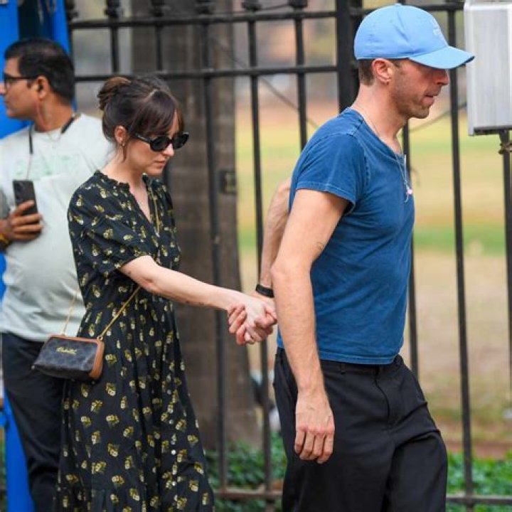 Dakota Johnson and Chris Martin