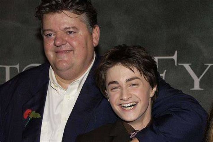 Daniel Radcliffe British actor Robbie Coltrane arrives in Trafalgar Square, in central London, for the World Premiere of Harry Potter and The Deathly Hallows: Part 2, the last film in the series Britain Harry Potter and the Deathly Hallows:Part 2