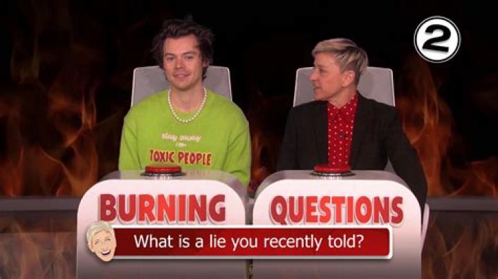 harry styles reacts ellen degeneres interview