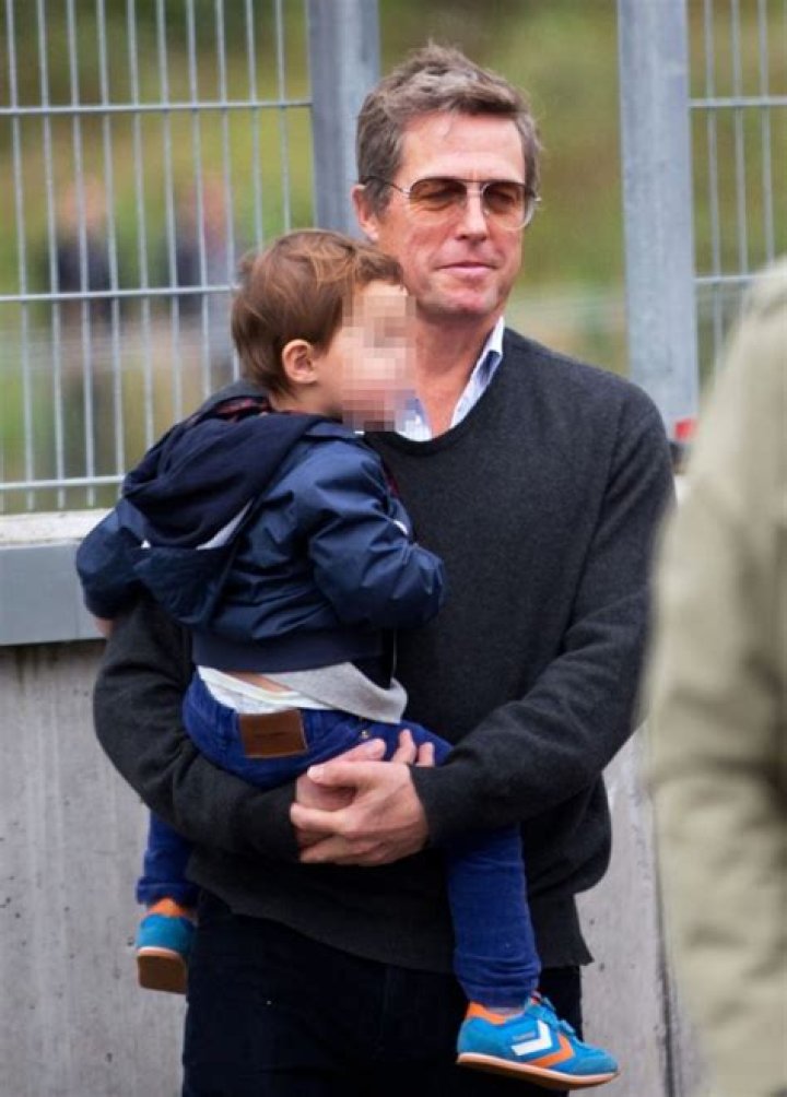 Hugh Grant with son John