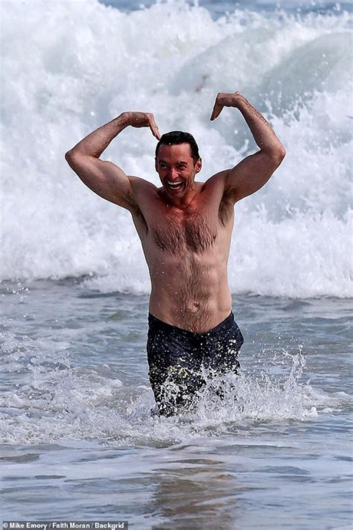 Hugh Jackman Beach