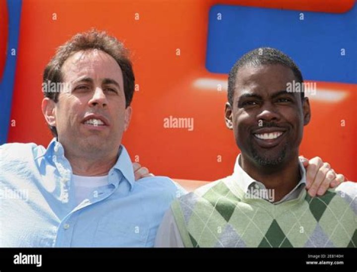 Jerry Seinfeld and Chris Rock on their way to &lsquo;The Late Show with David Letterman&rsquo;