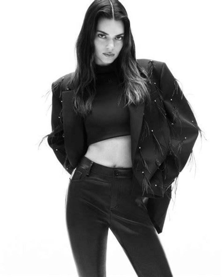 Kendall Jenner Rocks A Black Bodice