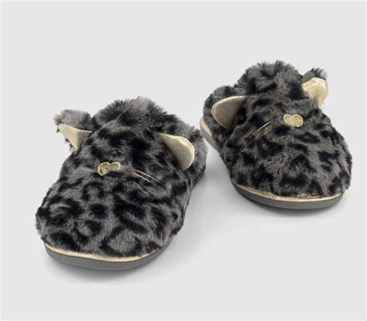 leopard slippers