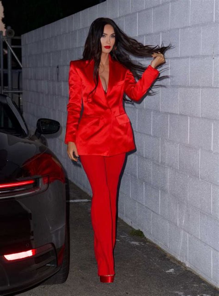 Megan Fox In A Red Dress
