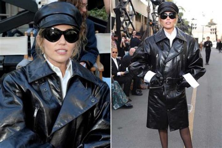 Miley Cyrus Sits Front Row At Tom Ford