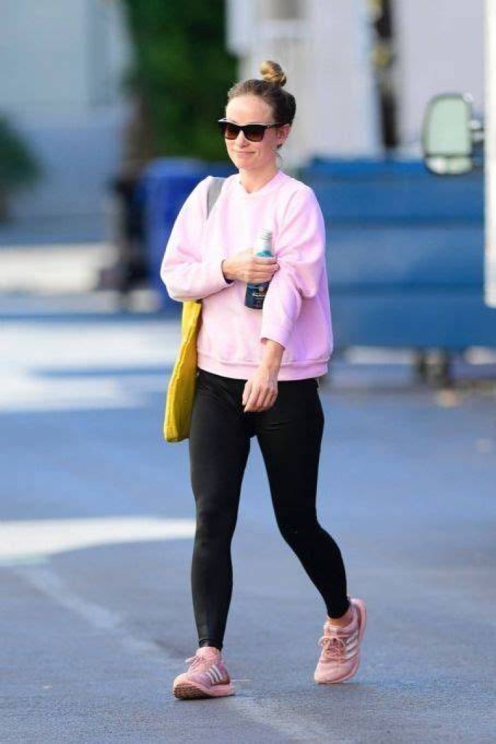Olivia Wilde on her way to &lsquo;Late Show with David Letterman&rsquo;
