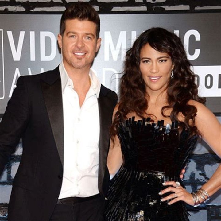 Paula Patton and Robin Thicke Robin Thicke Official Album Release Party, New York, America - 04 Sep 2013