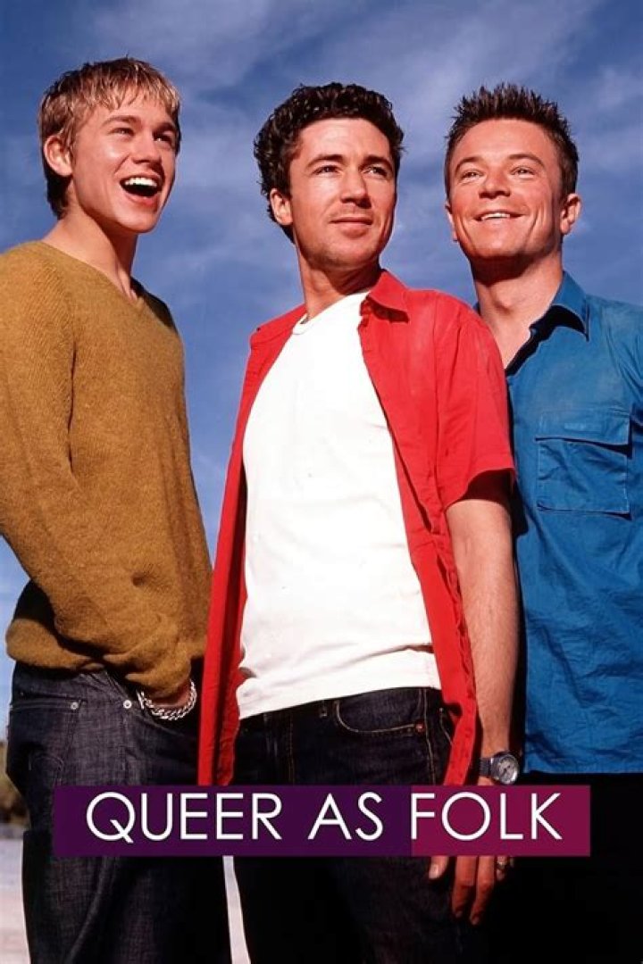 QUEER AS FOLK -- "Premiere at Outfest&rsquo;s The OutFronts" on June 3, 2022 at the Theatre at Ace Hotel DTLA -- Pictured: (l-r) CG, Ryan O&rsquo;Connell, Johnny Sibilly, Devin Way, Jesse James Keitel, Fin Argus -- (Photo by: Alberto Rodriguez/Peacock)