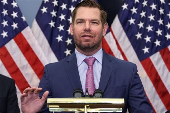 Rep. Eric Swalwell, D-Calif., brings up the separation of families at the border during a joint hearing of the House Committee on the Judiciary and House Committee on Oversight and Government Reform examining the Inspector General's report of the FBI's Clinton email probe, on Capitol Hill, in Washington Watchdog Report Clinton Email, Washington, USA - 19 Jun 2018