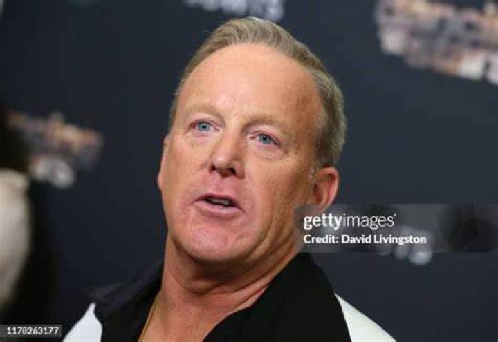 Sean Spicer poses in a &lsquo;DWTS&rsquo; promo pic