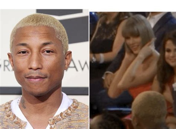 Taylor Swift Flirts Pharrell Grammys