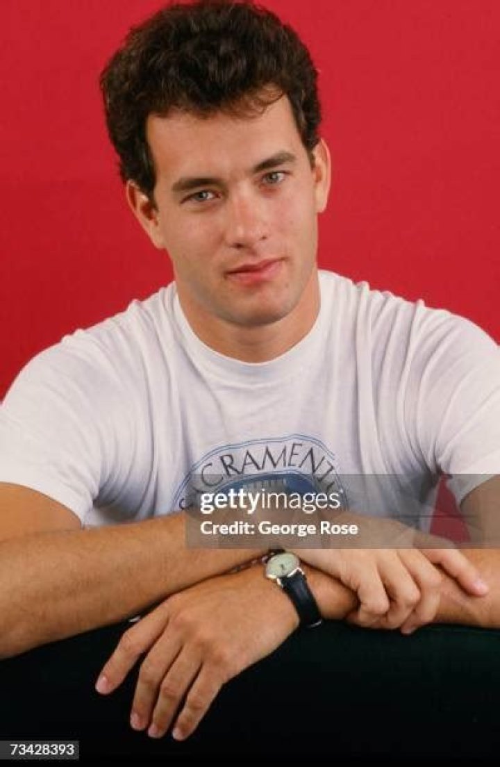 Tom Hanks Poses During A Portrait Session