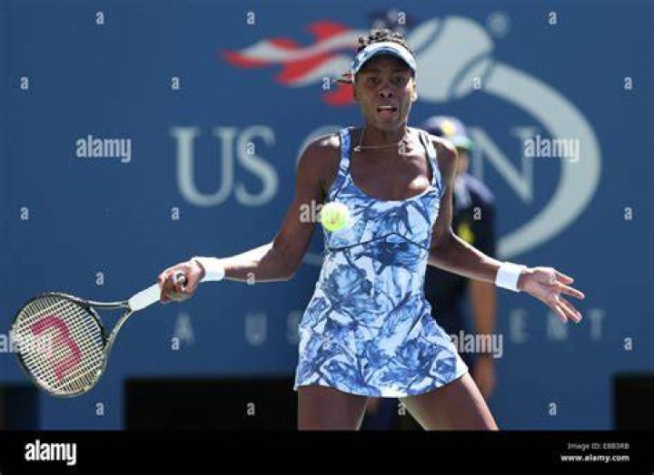Venus Williams (USA) in action where she was defeated by Bethanie Mattek-Sands (USA) 6-7, 6-3, 6-1 in the first round of the Mubadala Silicon Valley Classic at San Jose State in San Jose, California. &Acirc;&copy;Mal Taam/TennisClix/CSM Tennis Mubadala Silicon Valley Classic 2019, San Jose, USA - 30 Jul 2019