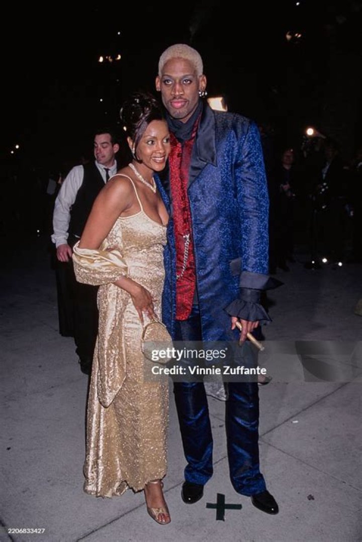 Vivica A. Fox and Dennis Rodman69th Annual Academy Awards Sony Oscar PartyMarch 24, 1996 Los Angeles, CAVivica A. Fox and Dennis Rodman69th Annual Academy Awards Sony Oscar PartyPhoto&reg; Berliner Studio / BEImages