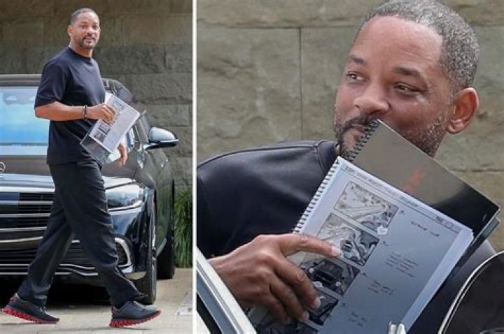 Will Smith flashes a smile