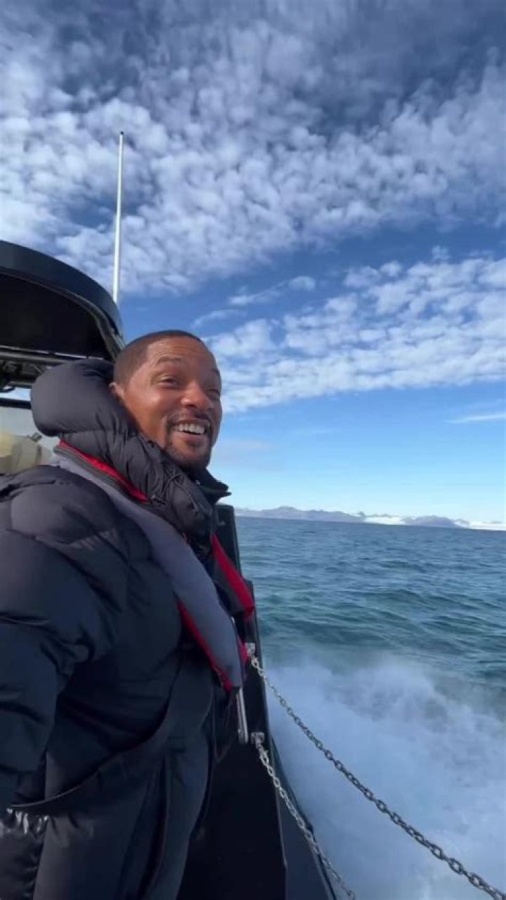 Will Smith looks happy